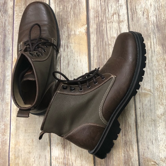 Tommy Hilfiger Other - Tommy Hilfiger Brown Lace Up Boots 11